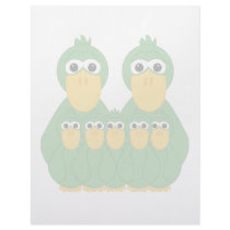 Goofy Green Ducks And 5 Babies letterhead by mydeas Goofy Green Ducks And 5 Babies letterhead