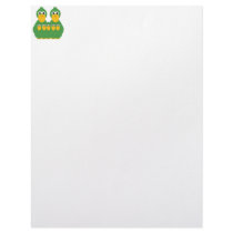 Goofy Green Ducks And 5 Babies letterhead by mydeas Goofy Green Ducks And 5 Babies letterhead