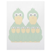 Goofy Green Ducks And 6 Babies letterhead by mydeas Goofy Green Ducks And 6 Babies letterhead