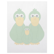 Goofy Green Ducks And Baby letterhead by mydeas Goofy Green Ducks And Baby letterhead