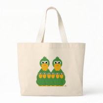 Goofy Green Ducks And Six Babies bags