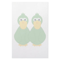 Goofy Green Ducks stationery