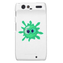 Goofy Green Face Droid RAZR Covers