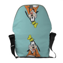 Goofy Hand on Chin Courier Bags at Zazzle