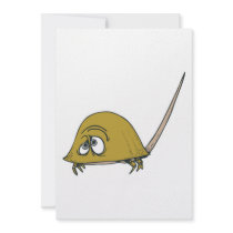 goofy horseshoe crab personalized invitation