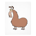 goofy llama cartoon personalized invitation