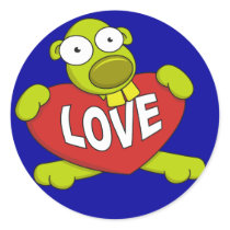Goofy Love Bug Stickers