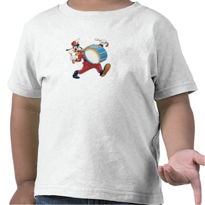 Goofy Playing a Drum t-shirts