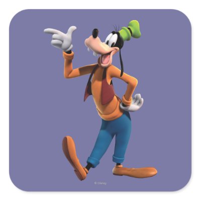Goofy Pointing stickers