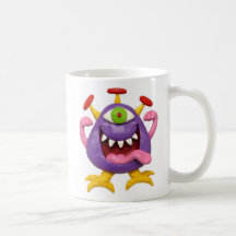 Goofy Purple Monster Coffee Mug