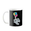 goofy rabbit with balloons mugs