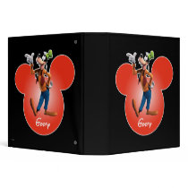 Goofy Red Binders