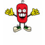 Goofy Red Critter Shirt 1