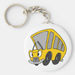 Goofy School Bus Keychains