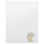 goofy silly lemon cartoon character letterhead design