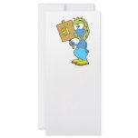 goofy silly monster saying hi rack cards