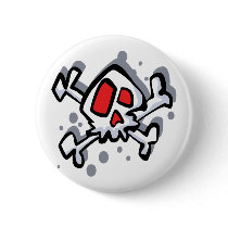 Goofy Skull buttons