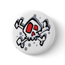 Goofy Skull buttons
