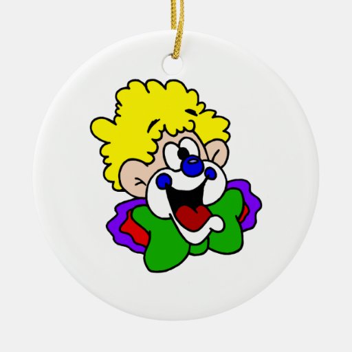 goofy smile clown christmas tree ornament zazzle goofy smile clown christmas tree ornament zazzle