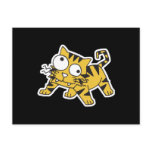 goofy tiger postcards