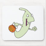 goofy trick or treat ghost cartoon mousepad
