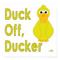 Goofy Yellow Duck Duck Off, Ducker posters