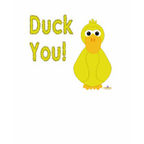 Goofy Yellow Duck Duck You t-shirts by animalacres Goofy Yellow Duck Duck You t-shirts