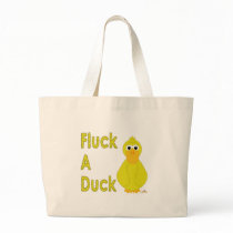 Goofy Yellow Duck Fluck A Duck bags