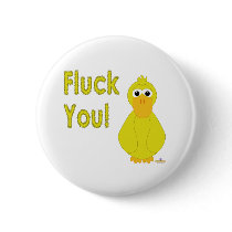Goofy Yellow Duck Fluck You buttons