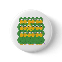 Goofy Yellow Duck Of The Flock buttons