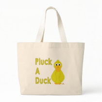Goofy Yellow Duck Pluck A Duck bags