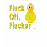 Goofy Yellow Duck Pluck Off Plucker t-shirts