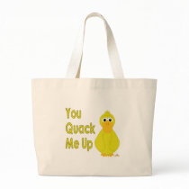 Goofy Yellow Duck You Quack Me Up bags