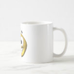 Goofy yellow smiley mug