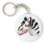 Goofy Zebra keychains