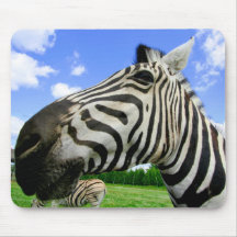 Goofy Zebra - Mousepad