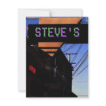 GOOGIE NEON SIGN (w/your name) ~ INVITATION