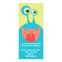 Google Eyed Monster Personalized Invitations