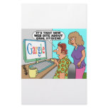 Google Parody Cartoon Stationery Paper