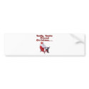 Google Santa Bumper Sticker bumper stickers