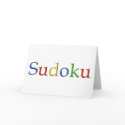 Google Sudoku Greeting Card by rudejapan Google Sudoku Greeting Card