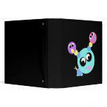 Googley Head 3 Ring Binder