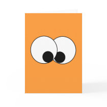 GOOGLY EYES GREETING CARD