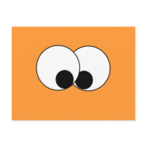 GOOGLY EYES POSTCARD