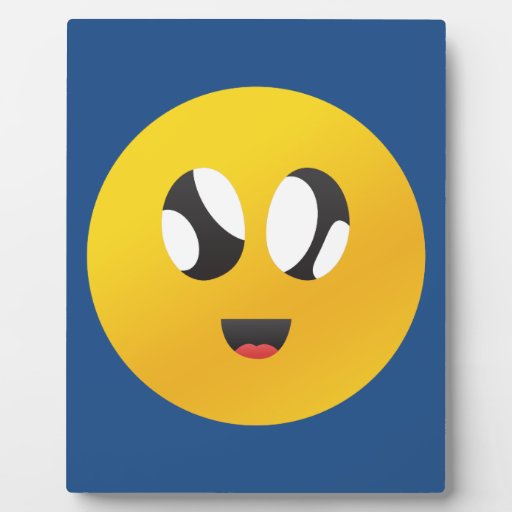 googly Eyes Smiley Plaque Zazzle