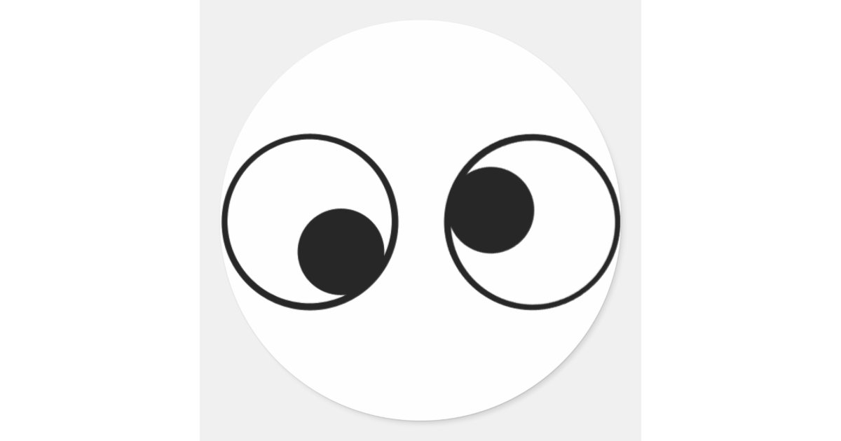 Googly Eyes Sticker Zazzle