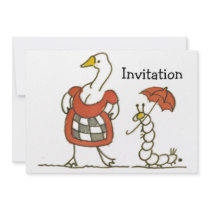 Goose and Caterpillar Personalized Announcement