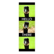 Goose Bookmark business cards by sexycher Goose Bookmark business cards