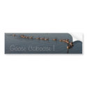 GOOSE CABOOSE by SHARON SHARPE bumper stickers