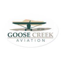 Goose Creek Aviation Sticker Decal stickers